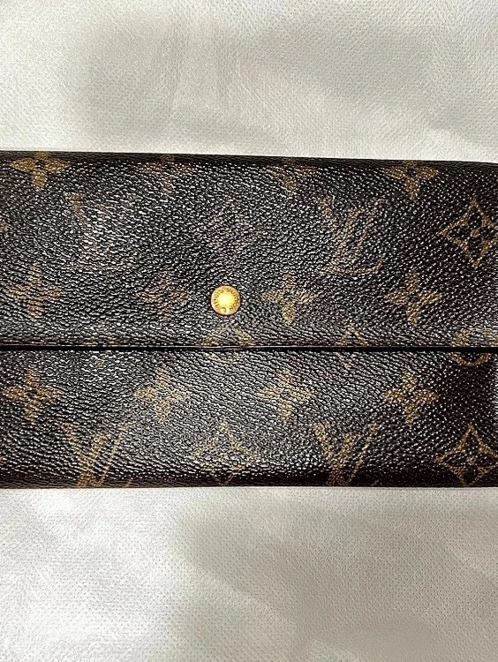 Louis Vuitton Sarah Wallet Monogram Wallet in Brown